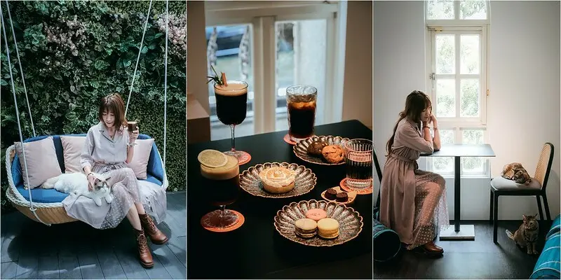 MEOW CAFE喵屋專業咖啡│台中網美打卡貓咪咖啡廳，精品咖啡甜點下午茶，包棟4層樓拍不完！