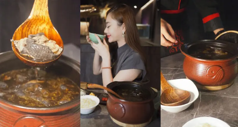 桃園林口美食推薦《沉雨晴 醉在乎你的湯》濃郁藥膳雞湯，「以酒引藥」的湯品深度體驗｜漢方養生餐廳、林口