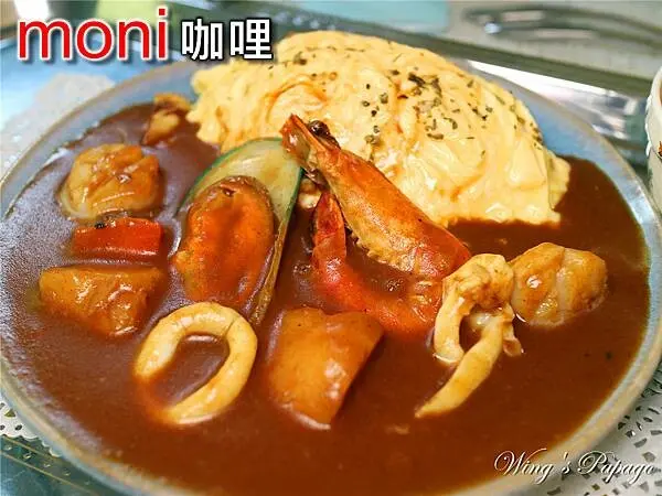 來份咖哩，配上彩虹甜點， Moni咖哩中山旗艦店，中山咖哩，中山甜點，下午茶，台北車站美食。