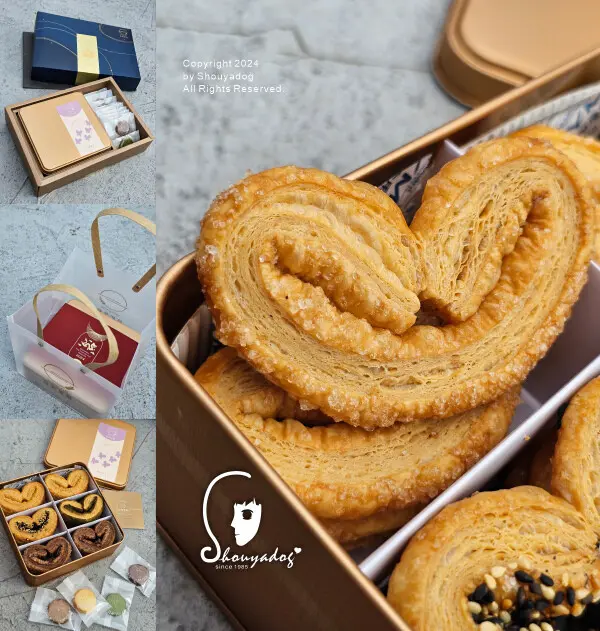 【團購年節禮盒開箱】Sunny Rise 日初芝稻 美饌福鑽禮盒 蝴蝶酥 沙布列鑽石餅乾