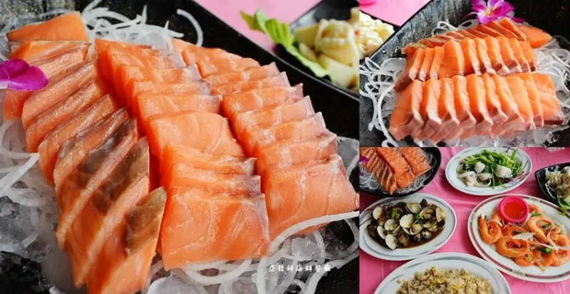 墾丁後壁湖生魚片 ❙ 亞發師海鮮餐廳 ❙ 綜合生魚片20片、純鮭魚15片100元 超划算百元生魚片、墾丁必吃!