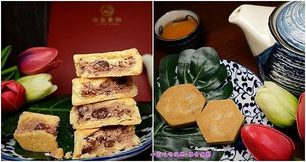 宅配伴手禮/中秋禮盒推薦【南島豐紅．紅豆雪綿酥】獨特六角造型蛋奶素甜點(紅豆牛奶內餡)入口鬆綿不甜膩!