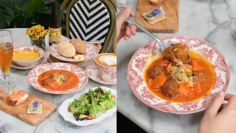 【台中美食】西蒙奶奶廚房｜國美館附近的浪漫小歐洲，用味覺來一場精緻的法餐饗宴！ - 肉依小姐吃什麼