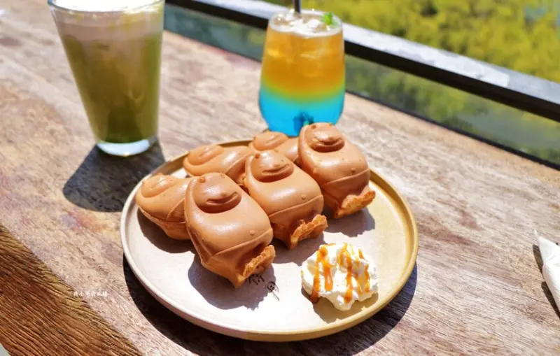 日月潭周邊人氣打卡美食 #先得月 Tea lounge/ WalkerLand窩客島整理提供 未經許可不可轉載