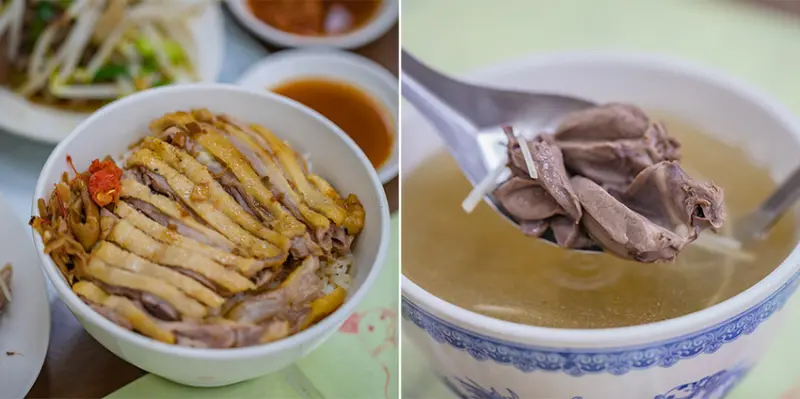 高雄必比登美食20系列 – 正宗鴨肉飯 x 推薦手切鴨腿飯與下水湯