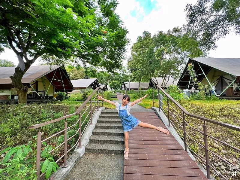 彰化住宿》清水那方~ 全台唯一溫泉SPA豪華露營,Villa式帳篷獨立衛浴泡湯,山林遊樂區,冰雪世界水池,中部最大