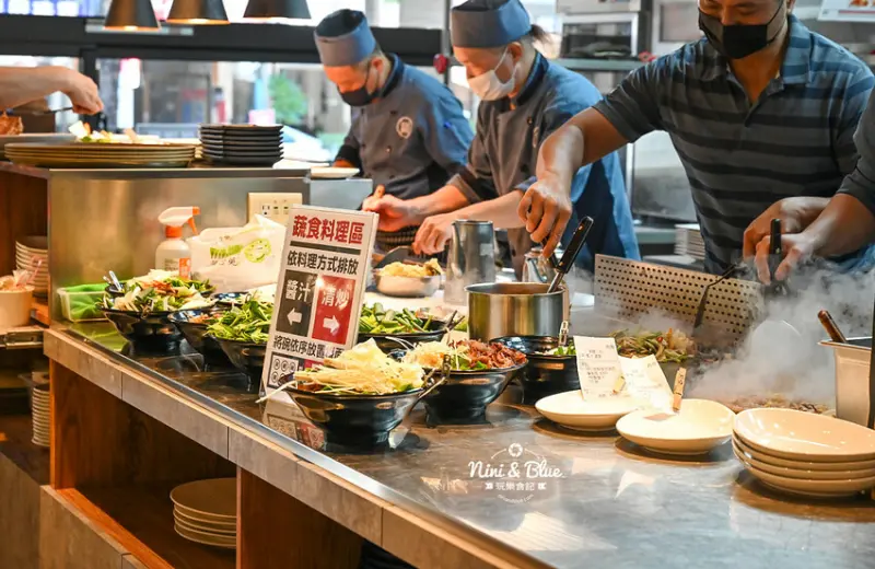 台中鐵板燒吃到飽，超值午餐189元就有野菜放題、自助吧吃到飽 -妮妮布魯