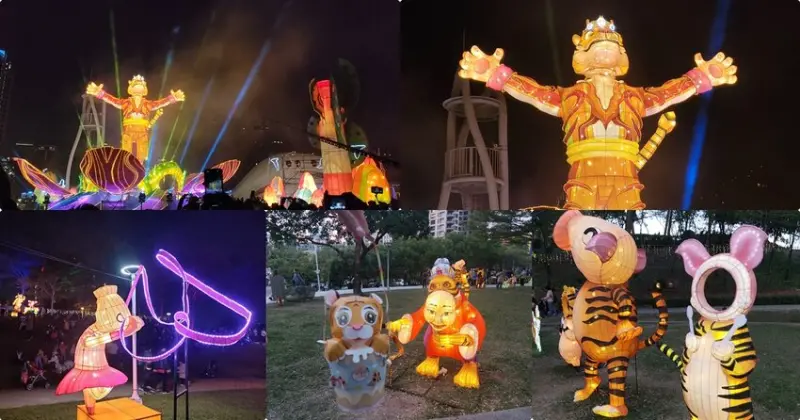 2022中臺灣元宵燈會「臺中虎耶YA！」文心森林公園登場！波波虎燈籠超逗趣可愛