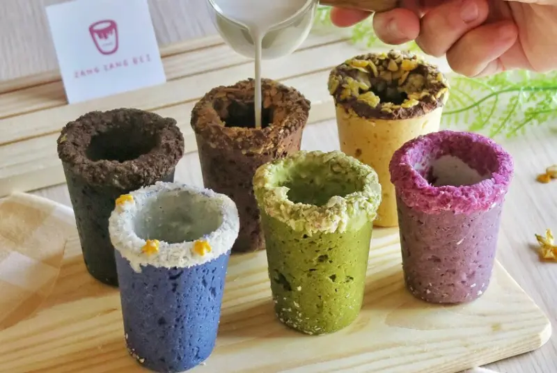 【台中美食】髒髒杯ZangZangBei - 小巧可愛餅乾杯！搭配牛奶超有味