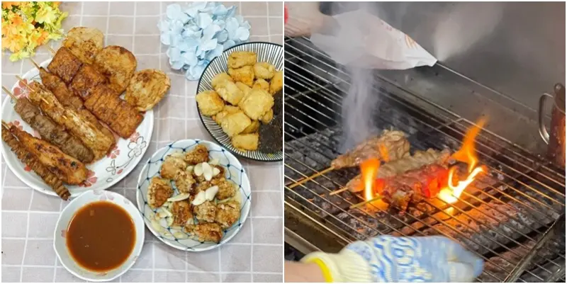 經過會被香噴噴的烤肉香吸進去的平價美味串烤