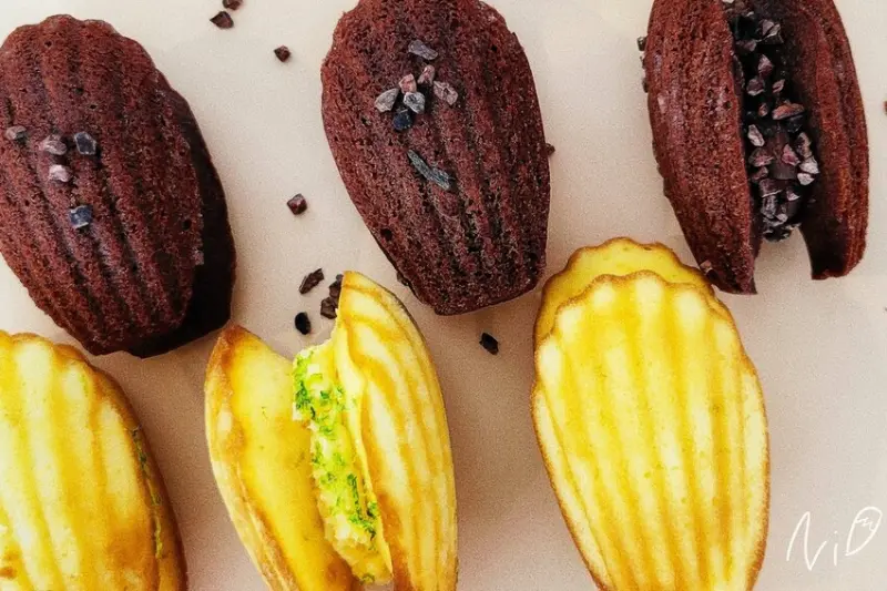 [糕點禮盒]open it.瑪德蓮專門品牌。2022年初夏新品 ‧ 芝芝青檸&法式可可瑪德堡綜合六入禮盒