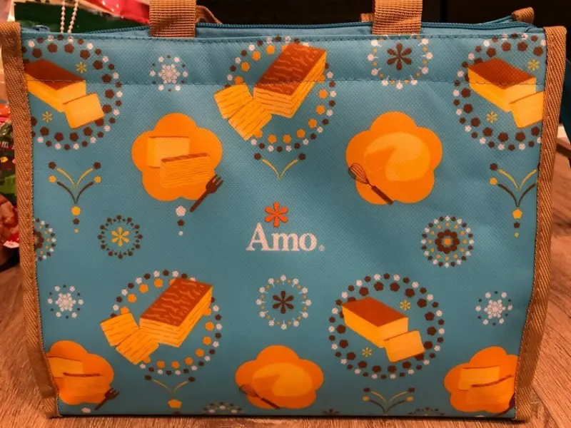 阿默蛋糕/【Amo × 印花樂】聯名保冷(溫)袋/達克瓦茲騎士4合1口味/便當袋/購物袋/一袋多用/煙火/Amo 經典蛋