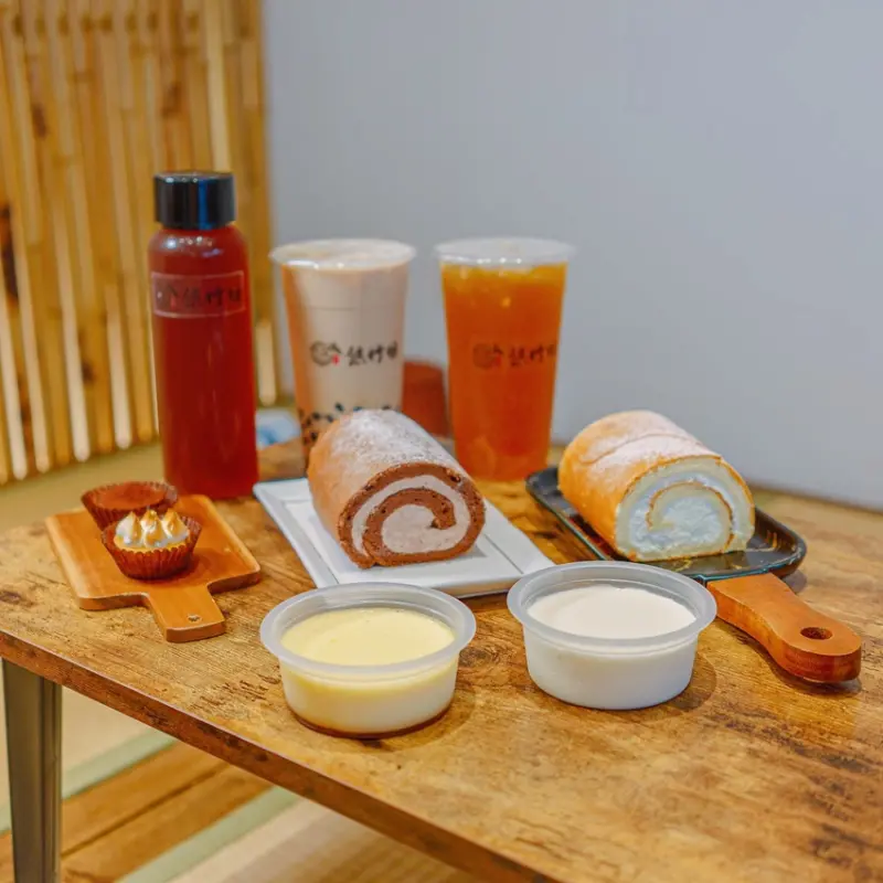 日式竹林風、榻榻米座位，原味茶飲必喝，多樣甜點幾乎無雷，內湖甜點推薦 | 【台北 內湖區】悠竹坊 甜點與茶