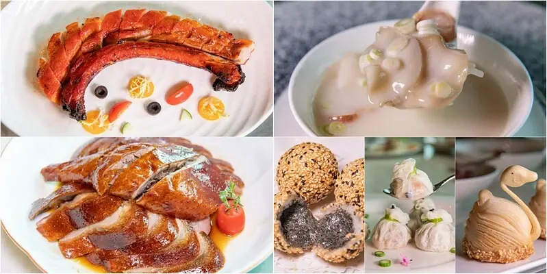 【板橋區美食里】【板橋站中餐廳】望月樓.絕品粥水過橋鮮鮑片越到深秋越暖胃.鴨肝炒蠔堡.柚子片皮手撕雞.掛