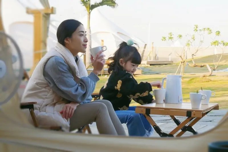 【蟬說：夕陽漫漫】台中高美濕地親子旅遊推薦,夢幻豪華露營區,一泊二食,夜間生態導覽