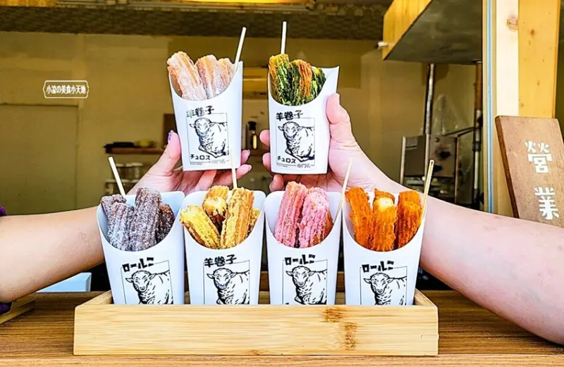 12種口味任你選！！外酥內軟一吃就上癮，起司辣粉、抹茶、玉米濃湯都很推薦唷！！