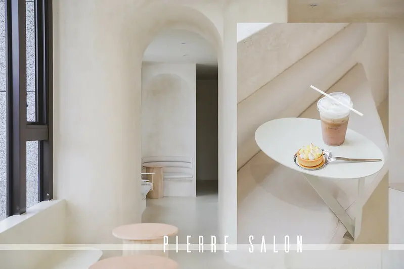 【北屯區/崇德路】COTD之隱藏在住宅裡的奶白色系洞穴複合式沙龍咖啡廳 Pierre Salon