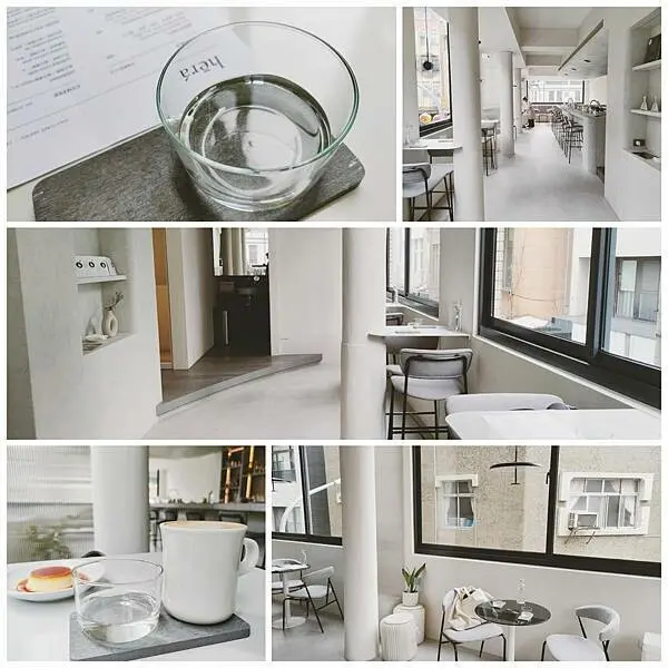 「Hērá」~ 一間白得很乾淨簡單的酒吧咖啡館。