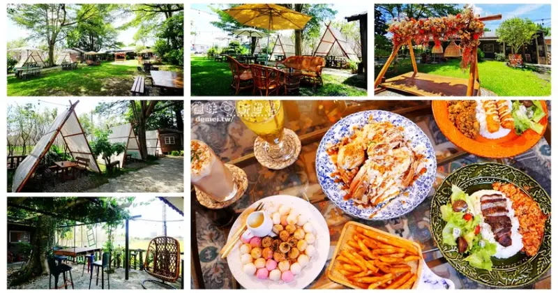 桃園市平鎮區美食推薦【Hakkafe’哈嘎廢】景觀大草坪│老宅新生&寵物友善│融合客家懷舊元素的現代咖啡廳 - 德妹看新世界