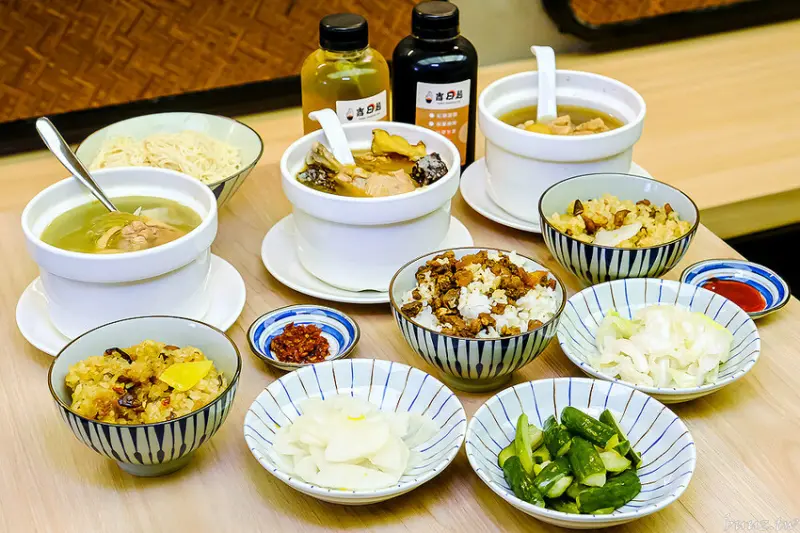 香Q油飯配佛跳牆，吉日起油飯·煲湯·手路菜，總鋪師傳承好手藝，煲湯手路菜一人獨享好幸福！