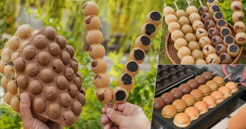 高雄首間 Mowan港式雞蛋仔，超達20多種口味的大份量港式雞蛋仔、串烤雞蛋仔 X 療癒系點心美食 - 跟著尼力吃喝玩樂＆親子生活