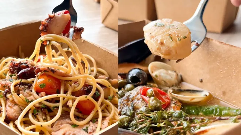 東區義式餐廳「Trastevere 托拉斯特」瘋狂之水燉鮮魚、生火腿芝麻菜白披薩、海鮮義大利米燉飯：源自羅馬的輕奢華義式料理，外送在家也能品嚐道地義大利美食