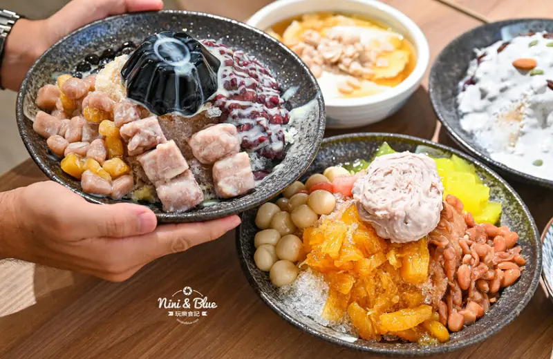 台中高CP值冰店，剉冰加煉乳不加價、手工熬煮配料-妮妮布魯