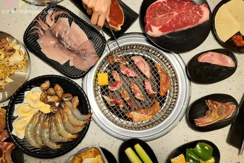 崇德路新開幕日式燒肉店，577起吃到飽還吃的到鐵板料理！台中捷運崇德文心站出站3分可到～