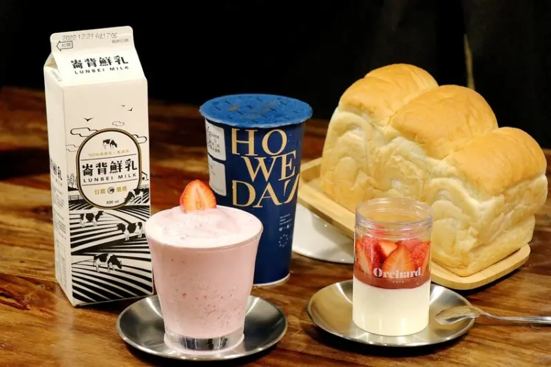 崙背鮮乳ＸOrchard CAFE/魚缸珈琲/東新烘焙市集,12月限定款聯名甜點.生吐司.生乳捲.甜甜圈一次打包!!!