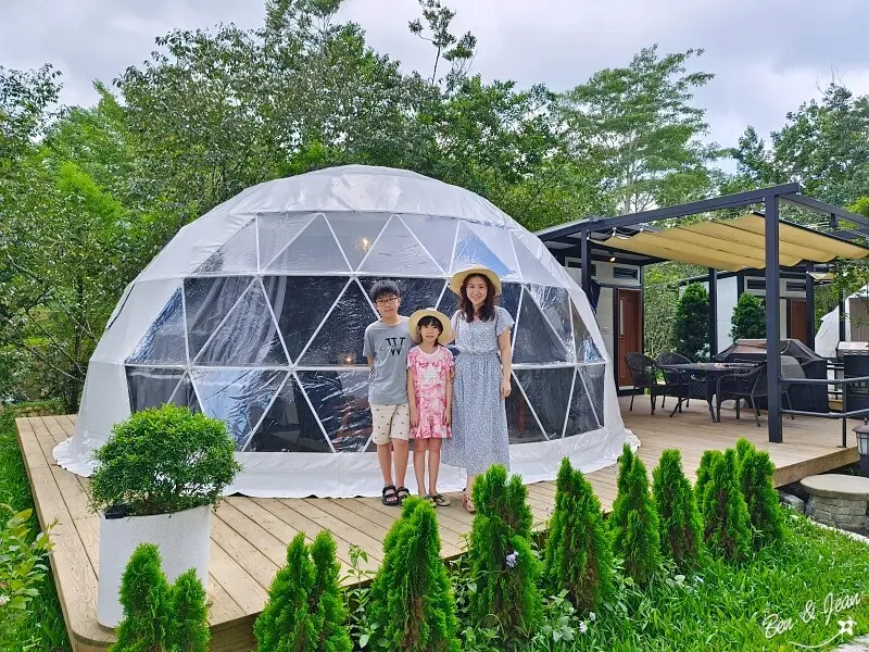 南投住宿》峇嵐杉丘絕美球型星空帳，一泊三食野奢豪華露營，晚餐BBQ火烤兩吃～浪漫奢華渡假去 BALAN HILL G
