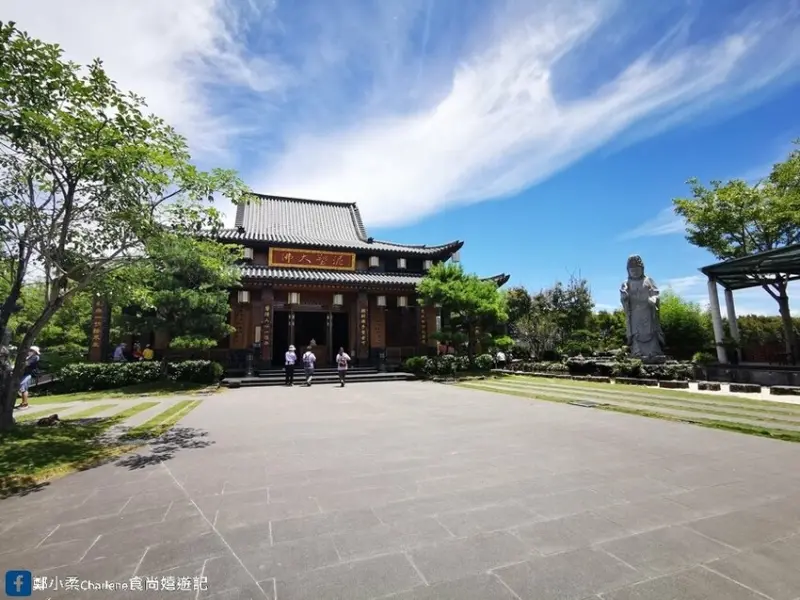 宜蘭員山|紫竹林北后寺-60多年歷史5米高泥塑大佛.日式禪風廟宇.免費拍照景點