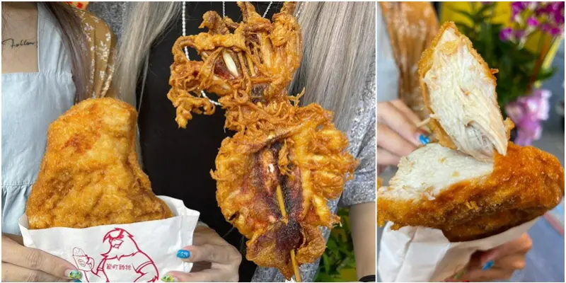 現炸厚切脆皮雞排.巨無霸深海魷魚多汁又美味！