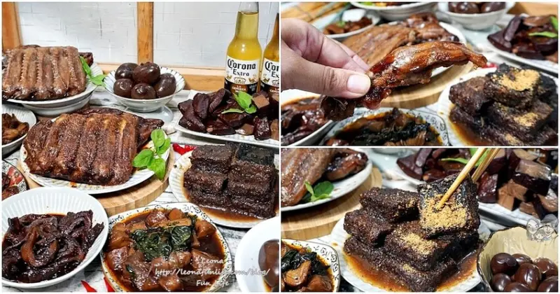 台南滷味團購美食|承樑老 梁記黑糖滷味-黑糖滷汁鹹甜夠味，九層塔/辣味甜辣夠勁｜台南伴手禮