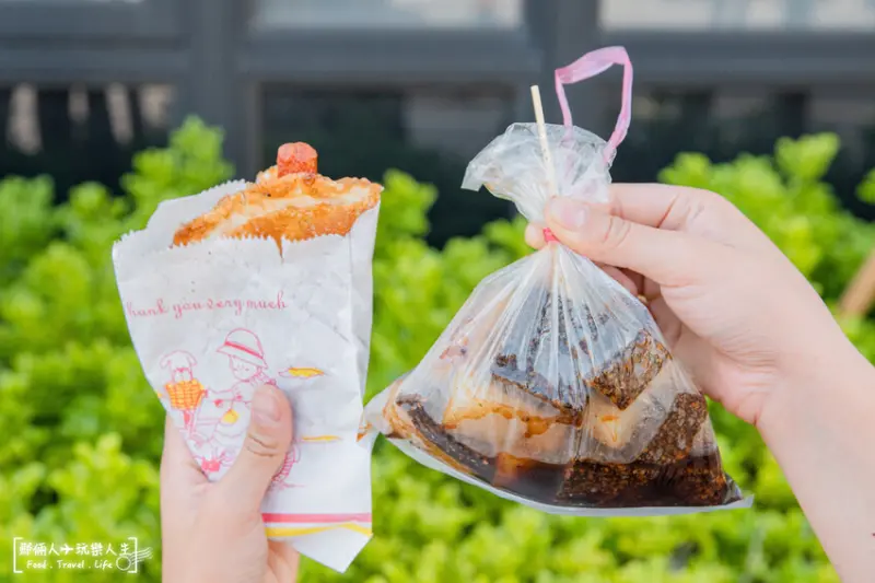 清水大秀米血｜早餐除了吃炸的蘿蔔糕，這家的炸米血更是在地人的最愛～