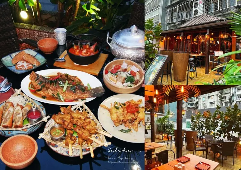 台北東區美食*ABV南洋餐酒館~一秒飛國外!浪漫秘境風不限時南島菜餐廳,國父紀念館站