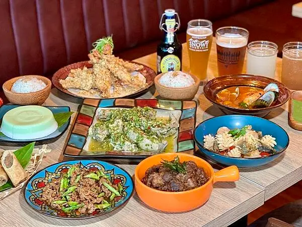 [東區美食] ABV南洋餐酒館 2022新開幕 泰式料理 越南菜 印尼菜 + 精釀啤酒 #大安區國父紀念館美食 @蛋寶趴趴go