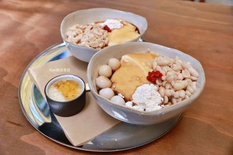 埔里桑心合作社︱南投埔里文青風豆花店，黑糖花生冰沙豆花、桂花酒釀花生豆花都很到位！南投桃米坑周邊美食