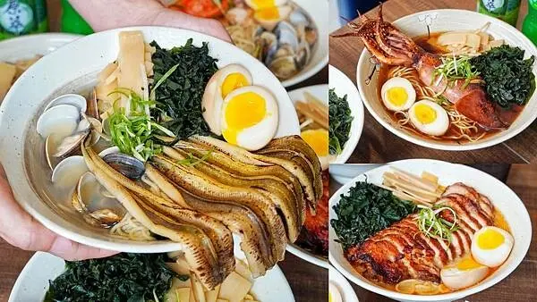 【台中大里】兆曜拉麵丼飯-大里美食推薦，超浮誇系百元拉麵，只要$100元起，各種豪華海陸食材通通吃的到，超推薦三寶拉麵，多種海味更是讓你一次滿足