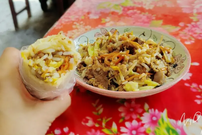 [雲林西螺]阿美小吃。烏魯木齊飯/潤餅捲/蝦仁餛飩湯