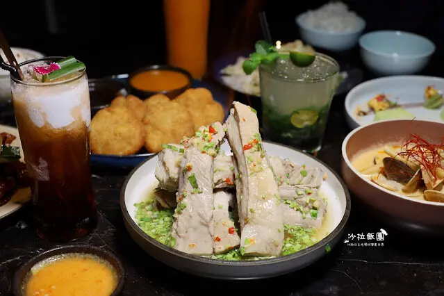 台北聚餐餐廳推薦法式靈魂的泰式餐酒館『CHUNSHEN泰殿』必吃超狂活火山排骨