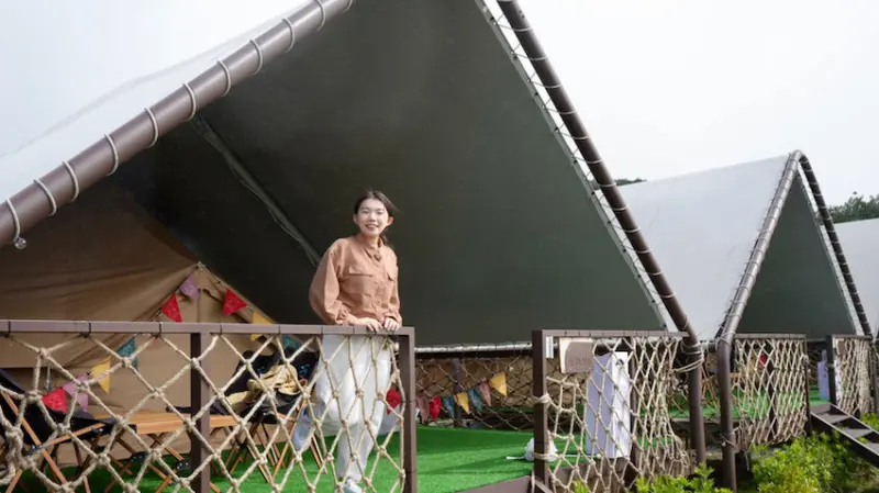 [台北] 趣兒Chill藍鵲菲菲｜陽明山豪華露營一泊三食開箱～全台唯一帳篷內獨立衛浴