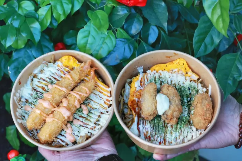 林口外帶美食推薦儒食｜儒食日式便當外帶外送專門店激推日式廣島炒麵.日式丼飯.咖哩