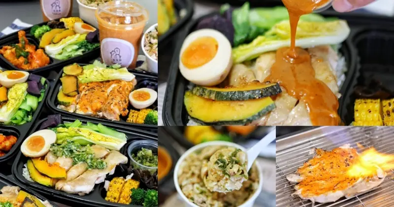 【台中食記】人氣網美風海南雞飯『三隻傻雞-忠明店』台中第三家分店純外帶，清新風格，還有分店獨家口味喔