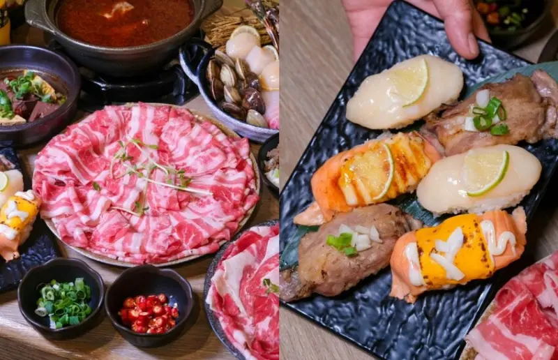 【雲林美食】鼎宴精緻鍋物｜斗六最霸氣的火鍋專賣店，能吃到現點現做的炙燒壽司! - 肉依小姐吃什麼