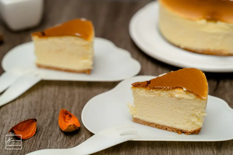 宅配｜台南甜點【Mon bébé 萌貝貝】濃郁奶香的幸福滋味 / 重乳酪起司蛋糕 - 快門下的幸福