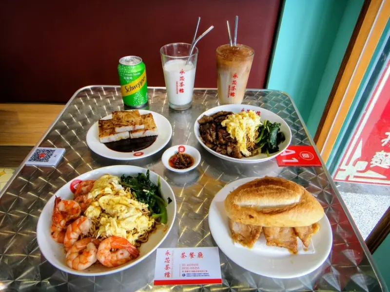 【美食】「永芯茶檔茶餐廳」桃園中壢港式茶餐廳推薦，內壢火車站美食推薦、中壢網美餐廳推薦