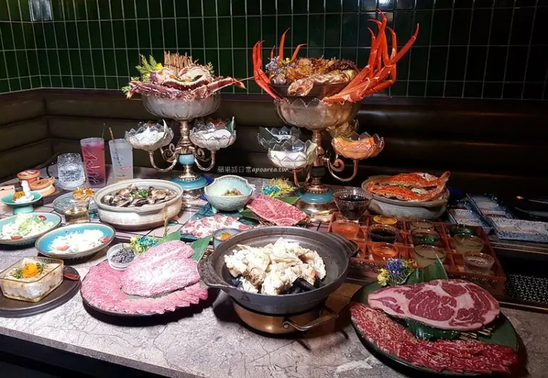 精誠壹山。期間限定帝王蟹，專人代烤超輕鬆！台中復古老宅海鮮燒肉專門店 - 🍎 蘋果話日常🍎