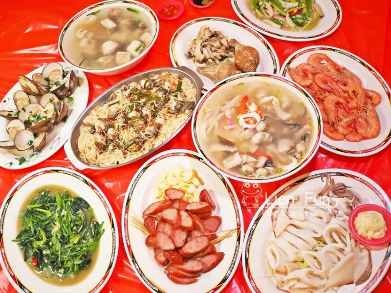 台南七股餐廳｜曉蝶海產。海鮮餐廳｜現撈海產｜百元起跳