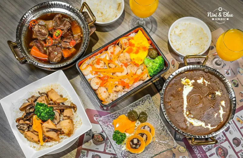 GUBABEN京都牛肉飯，老台中人記憶中的上咖啡牛肉飯味道，白飯免費續。老虎城美食推薦 @Nini and Blue  玩樂食記