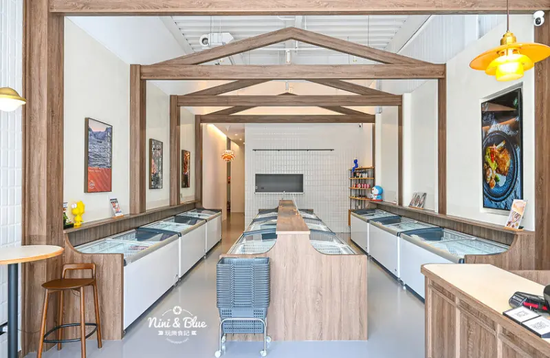 台中水產推薦，中部唯一北歐風海鮮超市，小資族也能享受高CP值海鮮。內有簡易料理食譜 -妮妮布魯